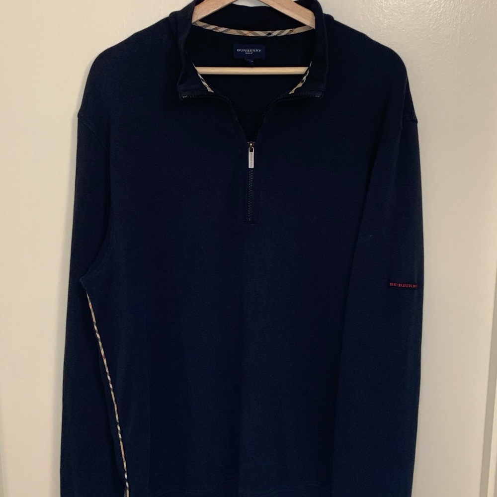 XL Men’s Burberry Golf Quarter Zip